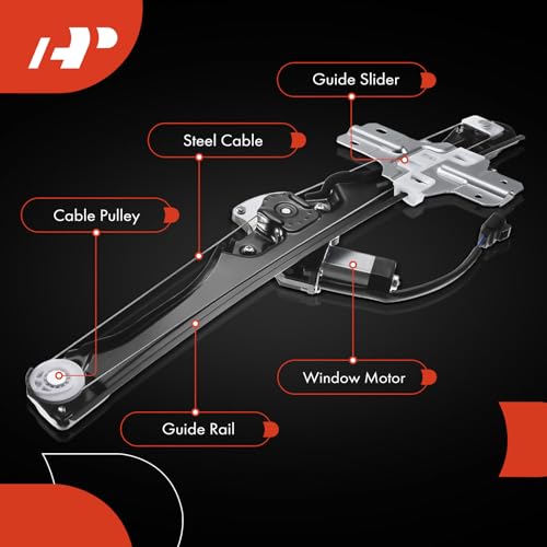 A-Premium Front Passenger Side Power Window Regulator with Motor (2-Pin) - style: Front Passenger
