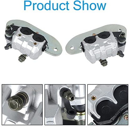labwork Front Rear Brake Calipers Replacement for Yamaha Viking 700 YXM700