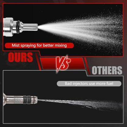 13537546244 Fuel Injector Set of 6 Compatible with 2001-2006 325ci 2.5L - color: QMP-I02F0127