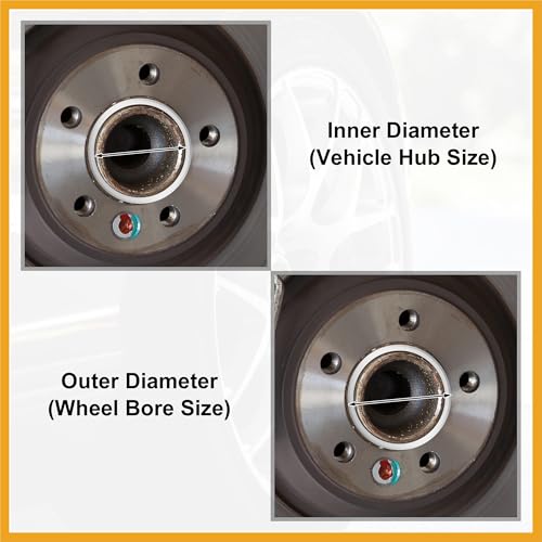 4pcs OD 78.1mm to ID 66.9mm Aluminum Alloy Car Auto Hub Centric Rings Wheel Bore Center Spacer Replacement Replacement