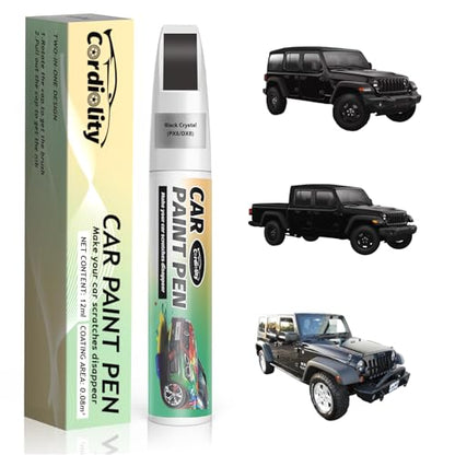 Car Touch Up Paint Black Crystal(PX8/DX8) for Jeep - color: Black Crystal(PX8/DX8)for All Models, style: Jeep