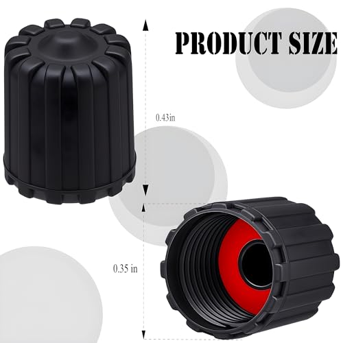 15PCS TPMS Tire Valve Stem Caps, Plastic Wheel Tire Valve Stem, with O-Ring Rubber Seal, Universal Tire Valve Stem Covers for Cars, SUV, Trucks, Bikes, Motorcycles, Bicycles(Black) - color: TPMS-Black-S, size: 15 pcs