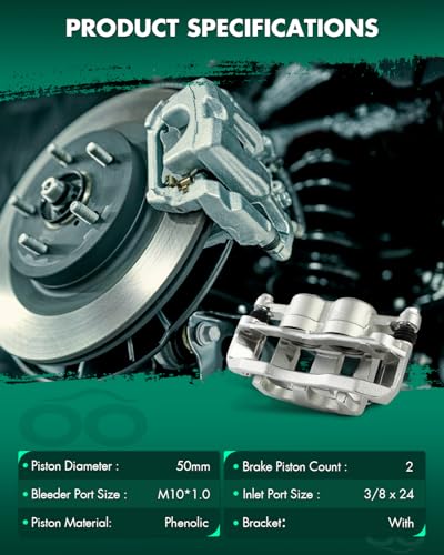 SCITOO - Front Disc Brake Calipers Assembly w/Bracket For Ford,For Mercury - size: Front[18B4995 & 18B4994]