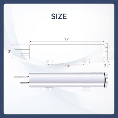 2‘’ x 13‘’ Inch Universal Radiator Coolant Overflow Puke Tank - size: 2" x 13"