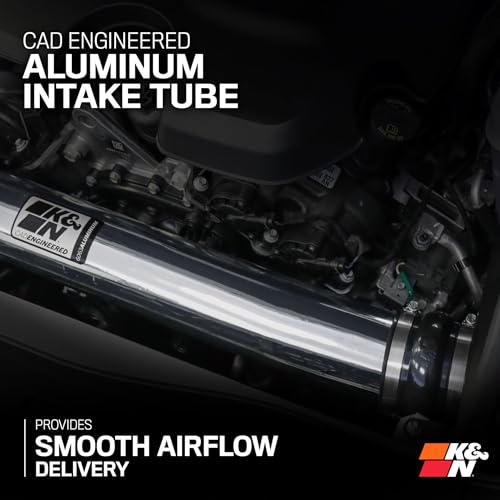 K&N Cold Air Intake System: High-Flow Air Filter, Increase Performance & Towing: Compatible with 2011-2023 Chrysler/Dodge: 300, Challenger, Charger, 69-2545TP - style: Chrome