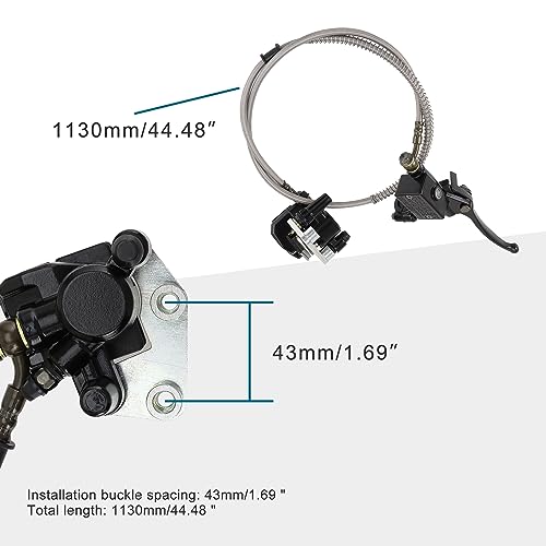 GOOFIT Front Disc Brake Master Cylinder for 110cc 125cc Dirt Bike Scooter Moped ATV Pit Bike
