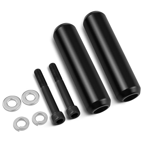 6.5" AL Frame Sliders Fit for Scout Bobber 2017-2026 Motorcycle Falling Crash Protector Guards Falling Side Protector - size: 6.5 Inch-Gripple(AL)-Black