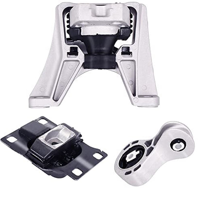 3PCS Engine Motor Mount Set Compatible with 2008-2011 Focus 2.0L - size: 2008-2011 Ford Focus 2.0L Auto