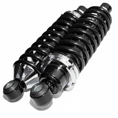 Rear Street Rod Coil Over Shock SET Black Coated Springs (Spring Rate:180) - size: Spring Rate:180