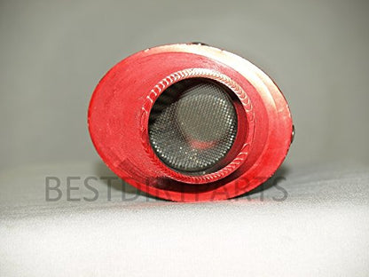 MAXFASTMAX(TM) HIGH PERFORMANCE RED CNC Big Bore Muffler Exhaust System For 110cc 125cc 150cc Pocket Pit Dirt Bikes