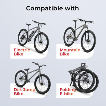 26/27.5x2.2 Mountain Bike Tires with Inner Tubes & Tire Levers (2 Sets) | Cross Country Bicycle Foldable Replacement Tires - High-Traction Off-Road Tires for Trail and XC Riding - size: 27.5x2.2
