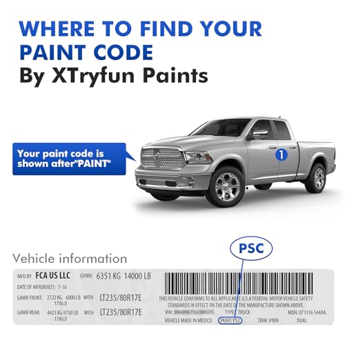 PBJ/MBJ Hydro Blue/Laser Blue Touch Up Paint for Dodge - color: PBJ/MBJ Hydro Blue/Laser Blue