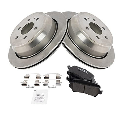 TRQ Brake Pad and Rotor Kit - style: BKA14229