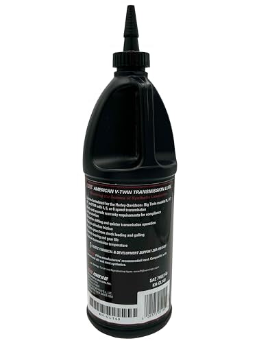 Klotz American V-Twin 75W-140 Transmission Gear Oil Synthetic Lubricant for Harley-Davidson Big Twin Motorcycle | Reduced Friction Wear - 1 Quart, KH-GL140