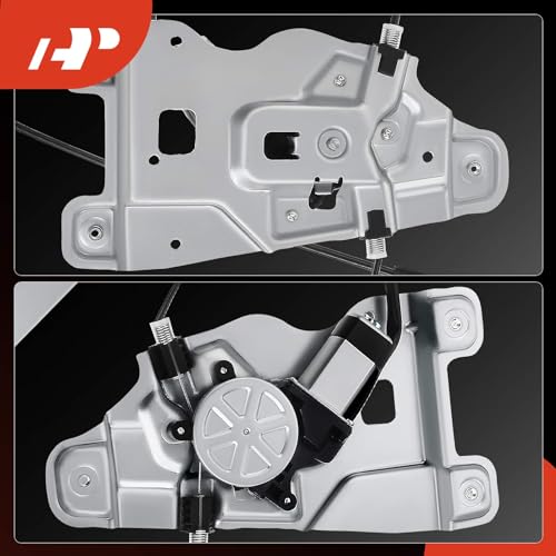A-Premium Front Driver and Passenger Side Power Window Regulator with Motor - style: Front Driver+Passenger (LH+RH)