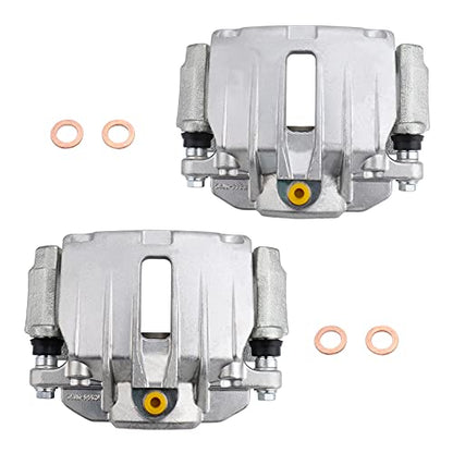 Brtec Rear Left & Right Disc Brake Caliper Assembly 18B4726 18B4727 - size: BC18B4726+18B4727