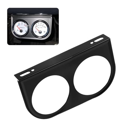 Dual Hole Mount Panel for Auto Gauges,52mm 2-1/16" Mount for Automotive Gauges for DIY Installation,Professional Mounts Panel for Car Gauge for Avoiding Accidental Loosening
