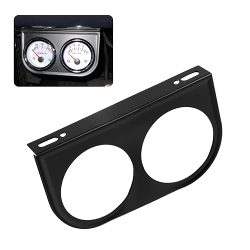 Dual Hole Mount Panel for Auto Gauges,52mm 2-1/16" Mount for Automotive Gauges for DIY Installation,Professional Mounts Panel for Car Gauge for Avoiding Accidental Loosening