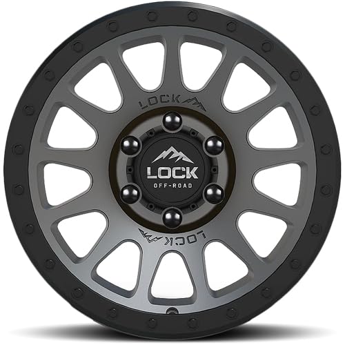 LOCK OFFROAD YOSEMITE-7969MGMBR 17X9-6X139.7 0et - Matte Grey with Matte Black Ring - color: Matte Grey with Matte Black Ring, size: 17X9 - 6X139.7 0et