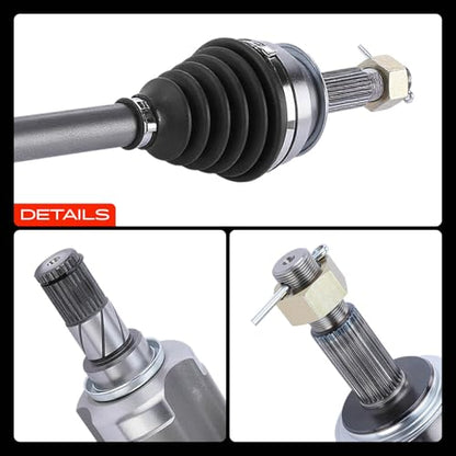 A-Premium Front CV Axle Shaft Assembly for Nissan Models - style: Front Driver and Passenger Side
