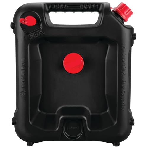 Performance Tool W4076 10-Quart Black Automotive Oil Drain Container - style: 10 Quart Drain Pan