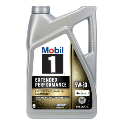 Mobil 1 Extended Performance Full Synthetic Motor Oil 5W-30, 5 Quart - size: 5 Quart (Pack of 1)