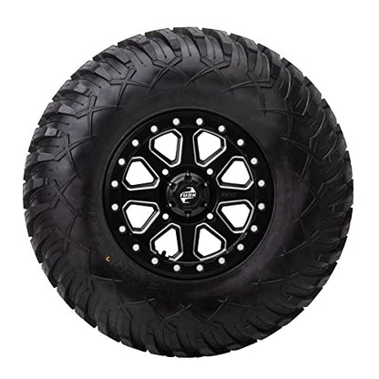 Tusk 4/156 Uinta Beadlock Wheel 14x7 4.0 + 3.0 Milled/Black Compatible with POLARIS RZR Trail/XP/ProXP/General/Ranger KAWASAKI KRX/Ridge/Mule Pro YAMAHA RMAX/YXZ