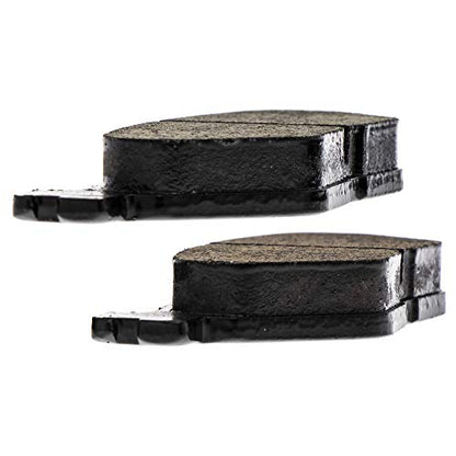 NICHE Front Rear Brake Pad Set for Yamaha 5JJ-W0045-00-00 Organic - size: Organic