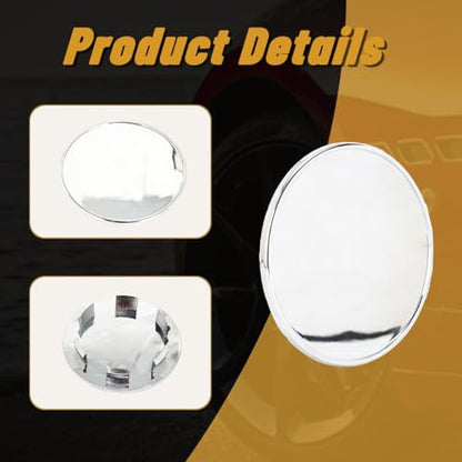 4Pcs 3in / 76mm Chrome Center Caps 2.34in ID Snap-On