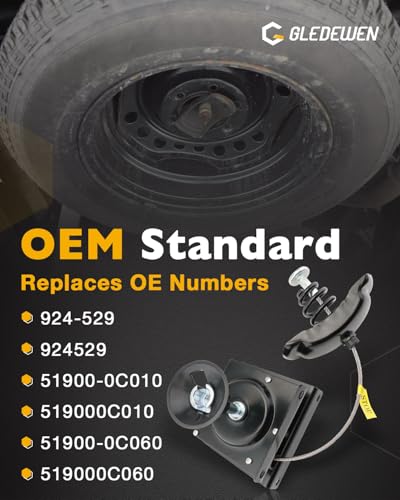 Spare Tire Carrier, Compatible with 2000-2006 Toyota Tundra, 924-529 - size: 924-529