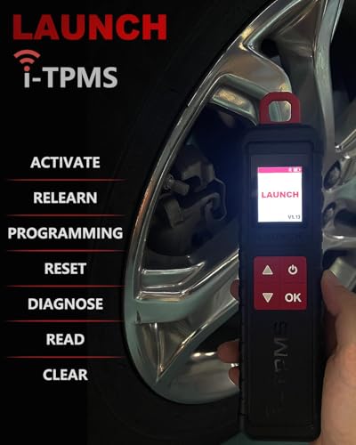 LAUNCH X-431 i-TPMS Tire Pressure Monitor System Service Tool Work with X-431 Scanner and i-TPMS APP Supports 315/433MHz Sensors - [Upgraded Version of TSGUN]