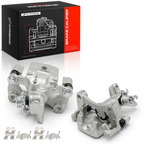 A-Premium Rear Left and Right Side Disc Brake Caliper with Bracket