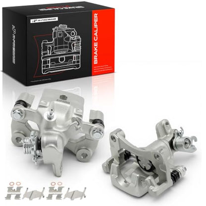 A-Premium Rear Left and Right Side Disc Brake Caliper with Bracket