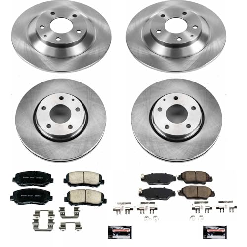 PowerStop Z17 Replacement Brake Pad & Rotor Kit Front & Rear KOE7609