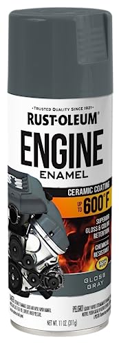Rust-Oleum Automotive Engine Enamel Spray Paint, Gloss Gray - color: Gloss Gray, size: 11 Ounce (Pack of 1)