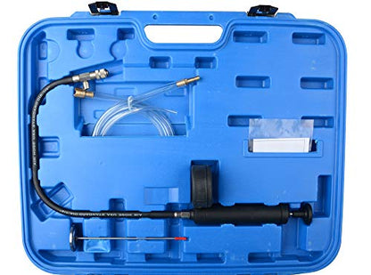 DAYUAN 28Pcs Universal Radiator Pressure Tester Kit Coolant Pressure Tester - color: Blue