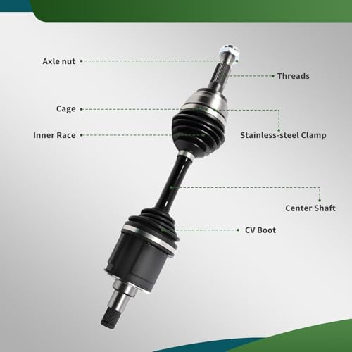 Front CV Axle 4WD Compatible with 4Runner Tacoma 1995-2004