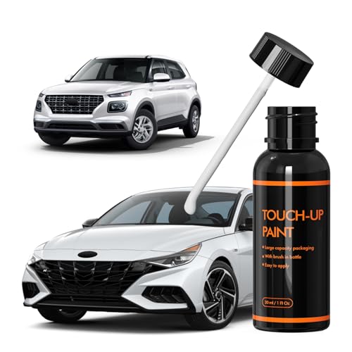 WAW Ceramic/Polar White Touch Up Paint for Hyundai - color: WAW Ceramic White/Polar White