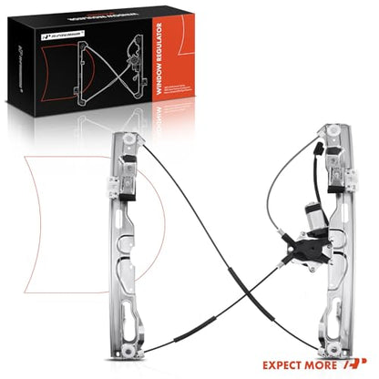 A-Premium Front Driver Side Power Window Regulator with Motor (2-Pin) - style: Front Driver Side (LH)