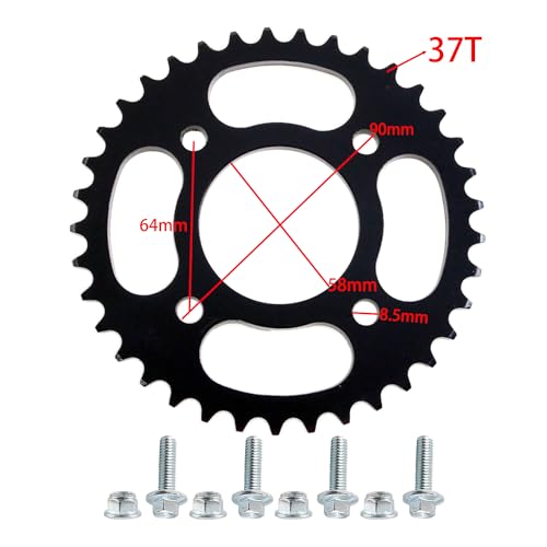 2.50-10 Rear Wheel Tire Rim 1.4 * 10 Rear Tire Rim Wheel Drum Brake w/420-37T Sprocket & 420-132L Chain for CRF50 Yamaha TTR50 PW50 Dirt Bike