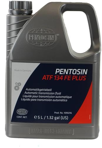 Pentosin 1090216 ATF 134 FE Plus EV Ready Premium Performance Low Viscosity Automatic Transmission Fluid - Compatible with Select Freightliner; Mercedes-Benz; 5 Liter