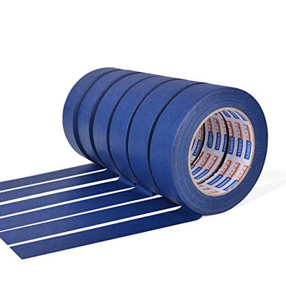 ADHES Blue Painters Tape 2 inches Wide, Masking Tape for Painting - size: 50mm x 50m