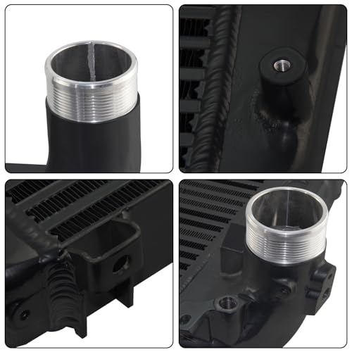 Front Mount Intercooler for Ford Explorer ST V6 2020-2023 Black - color: Black