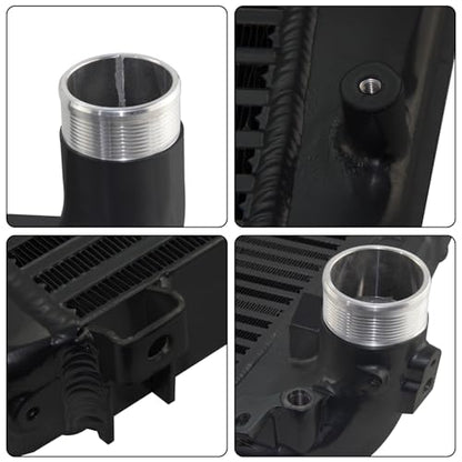 Front Mount Intercooler for Ford Explorer ST V6 2020-2023 Black - color: Black