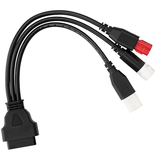 3-in-1 OBD2 Diagnostic Adapter for Yamaha Kline Euro5 Motorcycle - size: 12.99inch