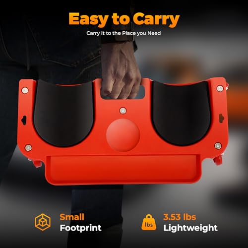 Rolling Creepers, Ergonomic Kneeling Cushion Mat Protector with Wheels, Mobile Knee Support Slider for Construction, Auto Repair, Gardening, Floor Tiling, Maintenance Work