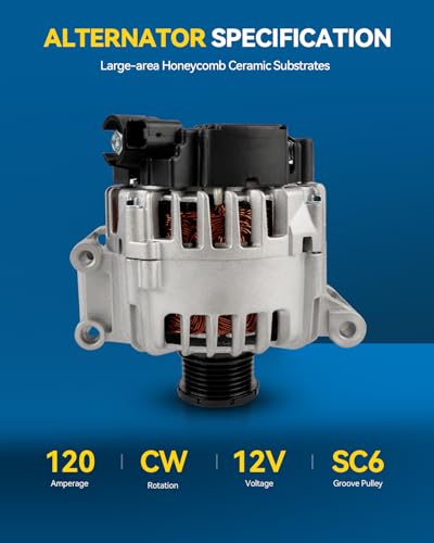 PHILTOP Alternator Compatible with Cooper 2010-2013 All Models - size: 11334N