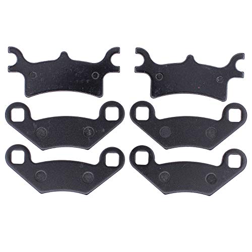MOTOKU Front and Rear Brake Pads for Polaris Magnum 330 Scrambler 500