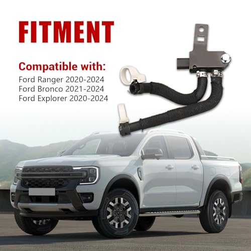 Exhaust Gas Recirculation Valve Vacuum Solenoid Assembly Compatible with Ford Ranger 2020-2024, Bronco 2021-2024, Explorer 2020-2024 Replace# LB5Z-9J433-B LB5E-9J433-AC LB5Z-9J433-A