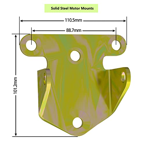 SBC/BBC Frame and Motor Mount Kit - Chevy V8 Solid Steel Frame Mounts Motor Mounts for SBC 283 327 350 400 Small & Big Block Chevy Engines Off Road Racing